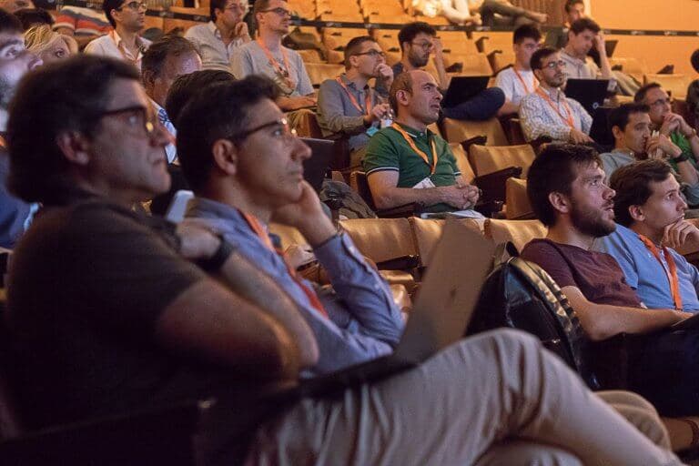 Participantes do evento Future of Computing, organizado pela UPTEC